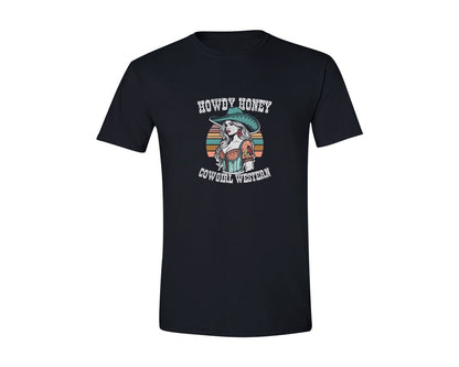 brand:Generic|color:Black|Howdy Honey Cow Girl Western