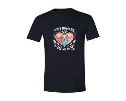 brand:Generic|color:Black|Tiny Humans Nicu Graphic T-Shirt