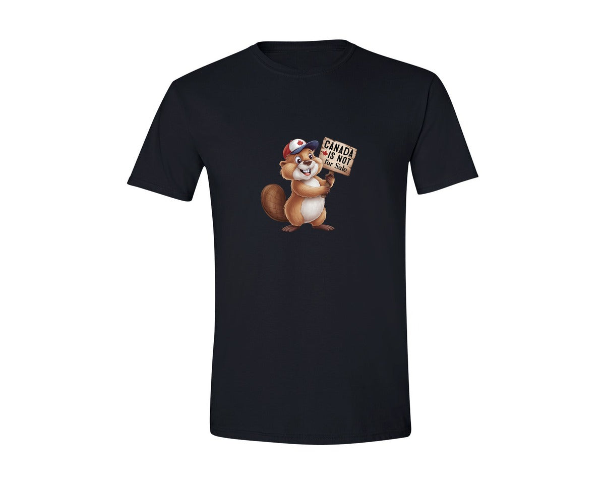 brand:Generic|color:Black|Canada Is Not For Sale Maple Leaf 2 Graphic T-Shirt