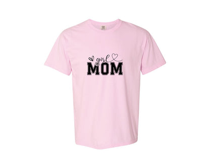 brand:Comfort Colors|color:Blossom|Girl Mom Mothers Day Mama Graphic T-Shirt