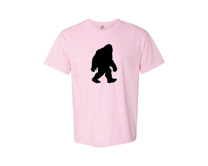 brand:Comfort Colors|color:Blossom|Bigfoot Sasquatch Figure Design Graphic T-Shirt