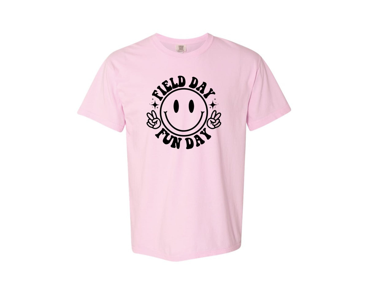 brand:Comfort Colors|color:Blossom|Field Day Fun Day Field Day Graphic T-Shirt