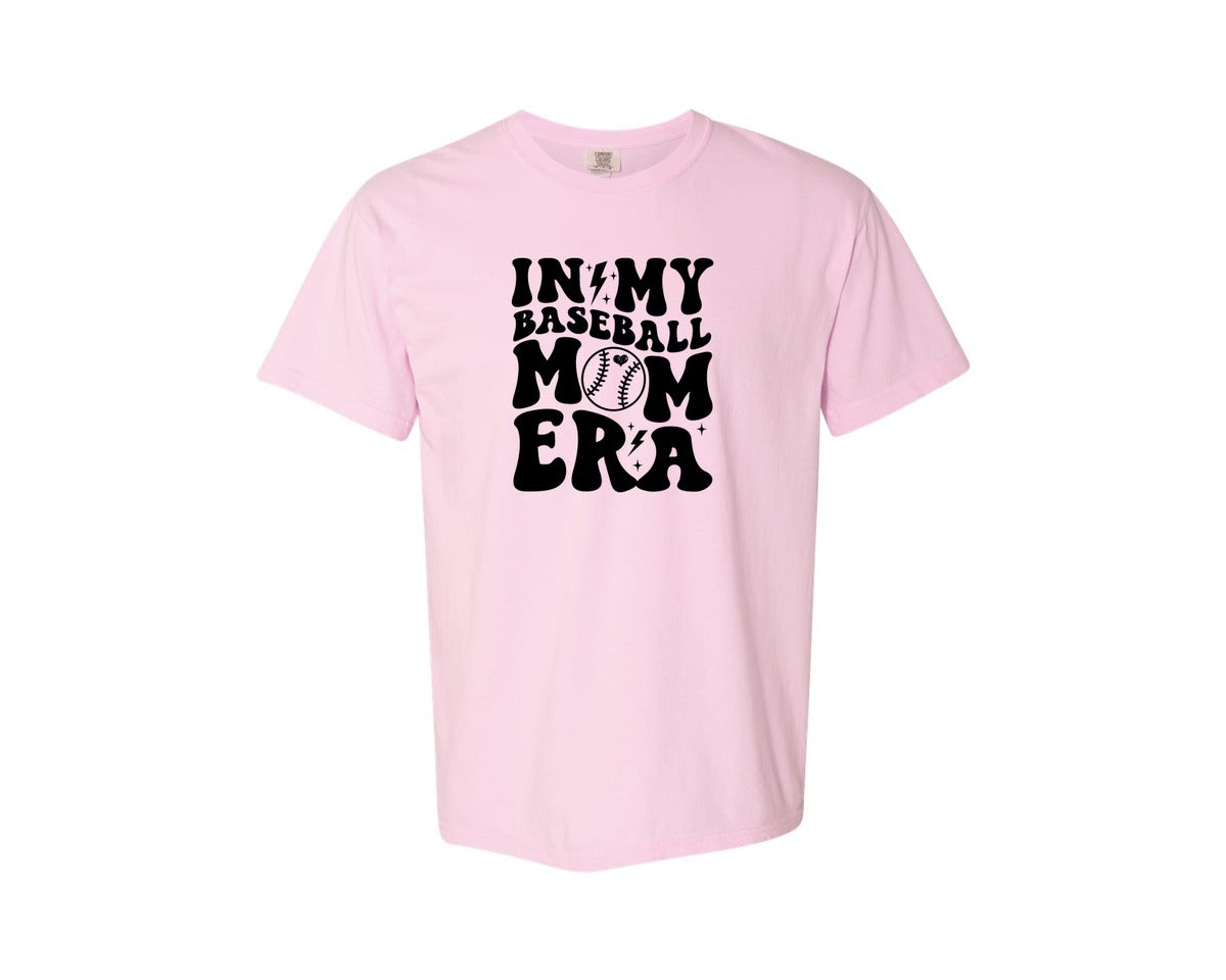 brand:Comfort Colors|color:Blossom|Retro Sports Mom In My Mom Era Graphic T-Shirt