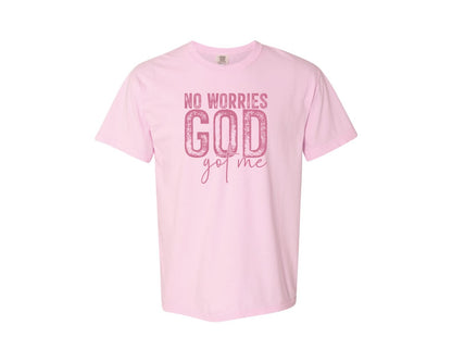 brand:Comfort Colors|color:Blossom|Unafraidgod Got Me Christian Q Graphic T-Shirt