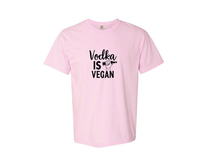 brand:Comfort Colors|color:Blossom|Vodka Is Vegan 5 Graphic T-Shirt
