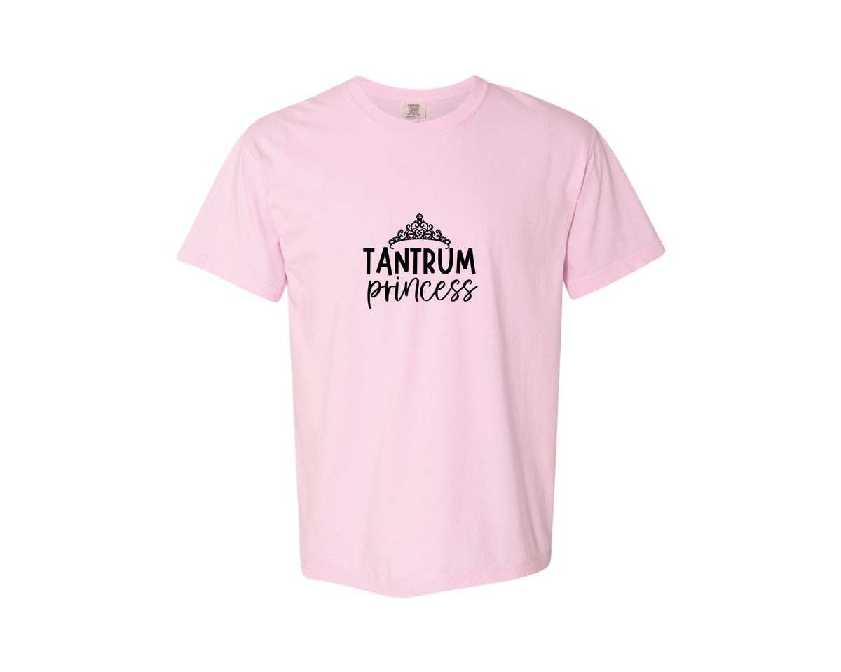 brand:Comfort Colors|color:Blossom|Tantrum Princess Graphic T-Shirt