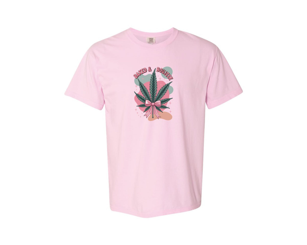 brand:Comfort Colors|color:Blossom|Baked Boujee Funny 3 Graphic T-Shirt