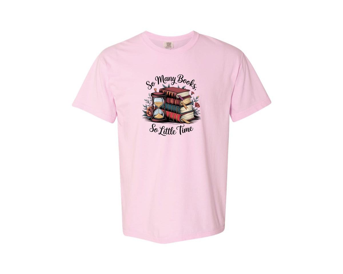 brand:Comfort Colors|color:Blossom|Reading Book 8 Graphic T-Shirt