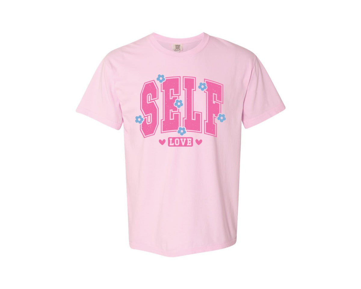 brand:Comfort Colors|color:Blossom|Self Love Pnginspirational Graphic T-Shirt