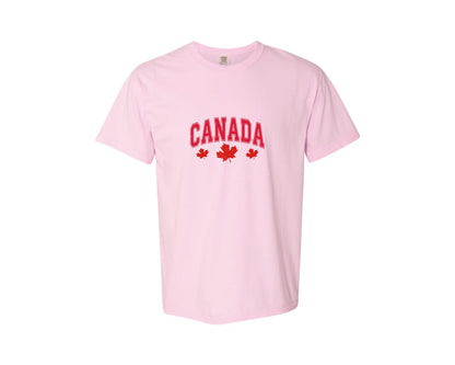 brand:Comfort Colors|color:Blossom|Canada Maple Leaf Canada Graphic T-Shirt