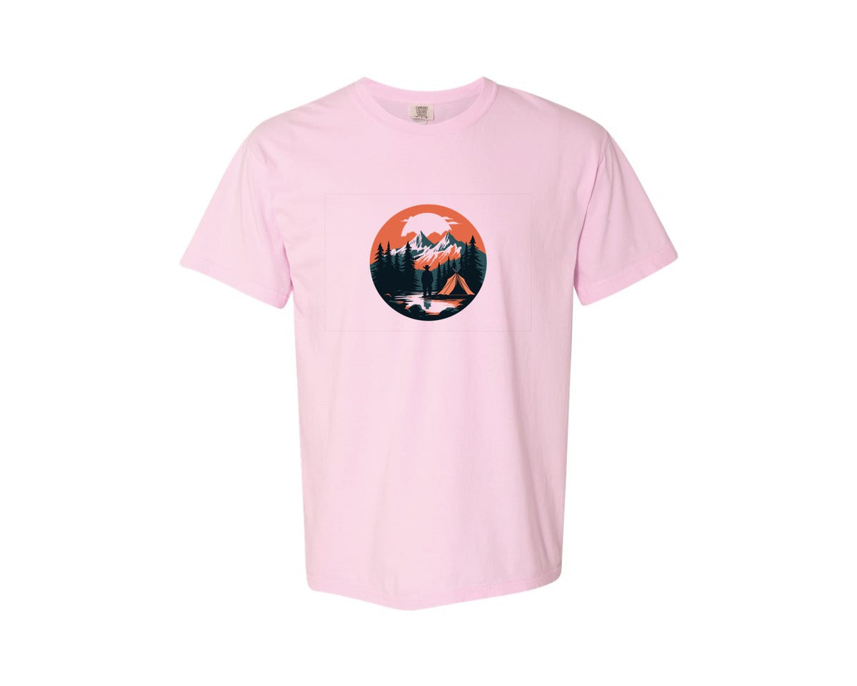 brand:Comfort Colors|color:Blossom|Camping T Shirt Vector Design 6 Graphic T-Shirt