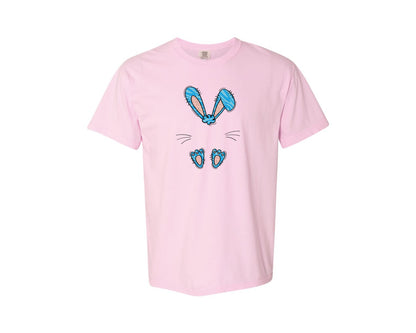 brand:Comfort Colors|color:Blossom|Boys Easter Monogram Bunny Graphic T-Shirt