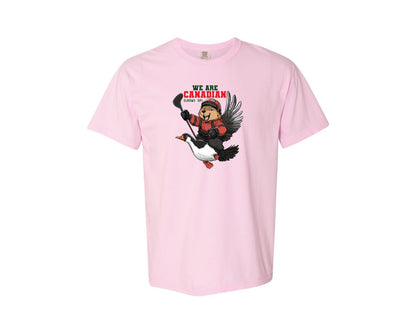 brand:Comfort Colors|color:Blossom|We Are Canada Elbows Up Graphic T-Shirt