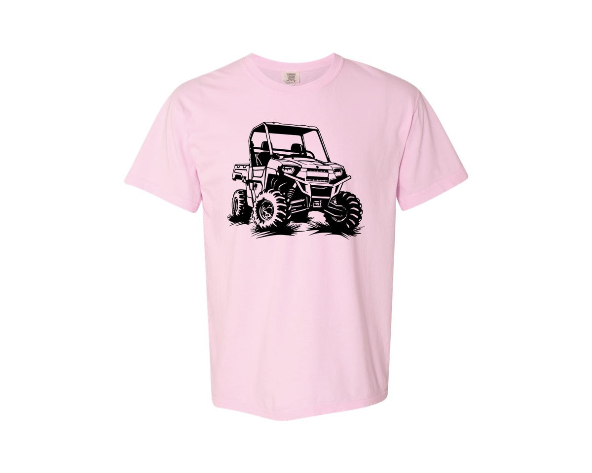 brand:Comfort Colors|color:Blossom|Atv Atv Riding Graphic T-Shirt