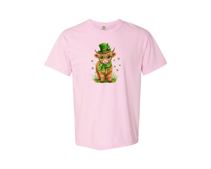 brand:Comfort Colors|color:Blossom|Happy Easter Bunnies With Basket Cu 2 Graphic T-Shirt
