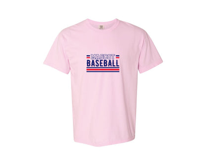 brand:Comfort Colors|color:Blossom|Baseball Team Baseball Mom 2 Graphic T-Shirt