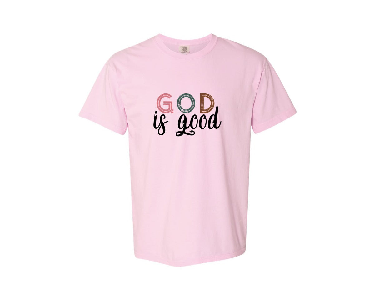 brand:Comfort Colors|color:Blossom|Boho Christian Religious Graphic T-Shirt