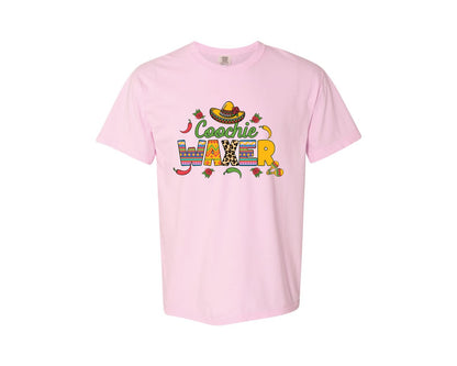 brand:Comfort Colors|color:Blossom|Cinco De Mayo Coochie Waxer Mexico Graphic T-Shirt