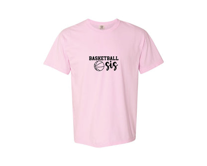 brand:Comfort Colors|color:Blossom|Basketball Sis 2 Graphic T-Shirt