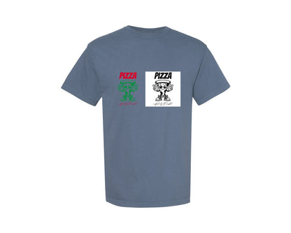 brand:Comfort Colors|color:Blue Jean|Pizza Hot Fresh Funny Slice Graphic T-Shirt
