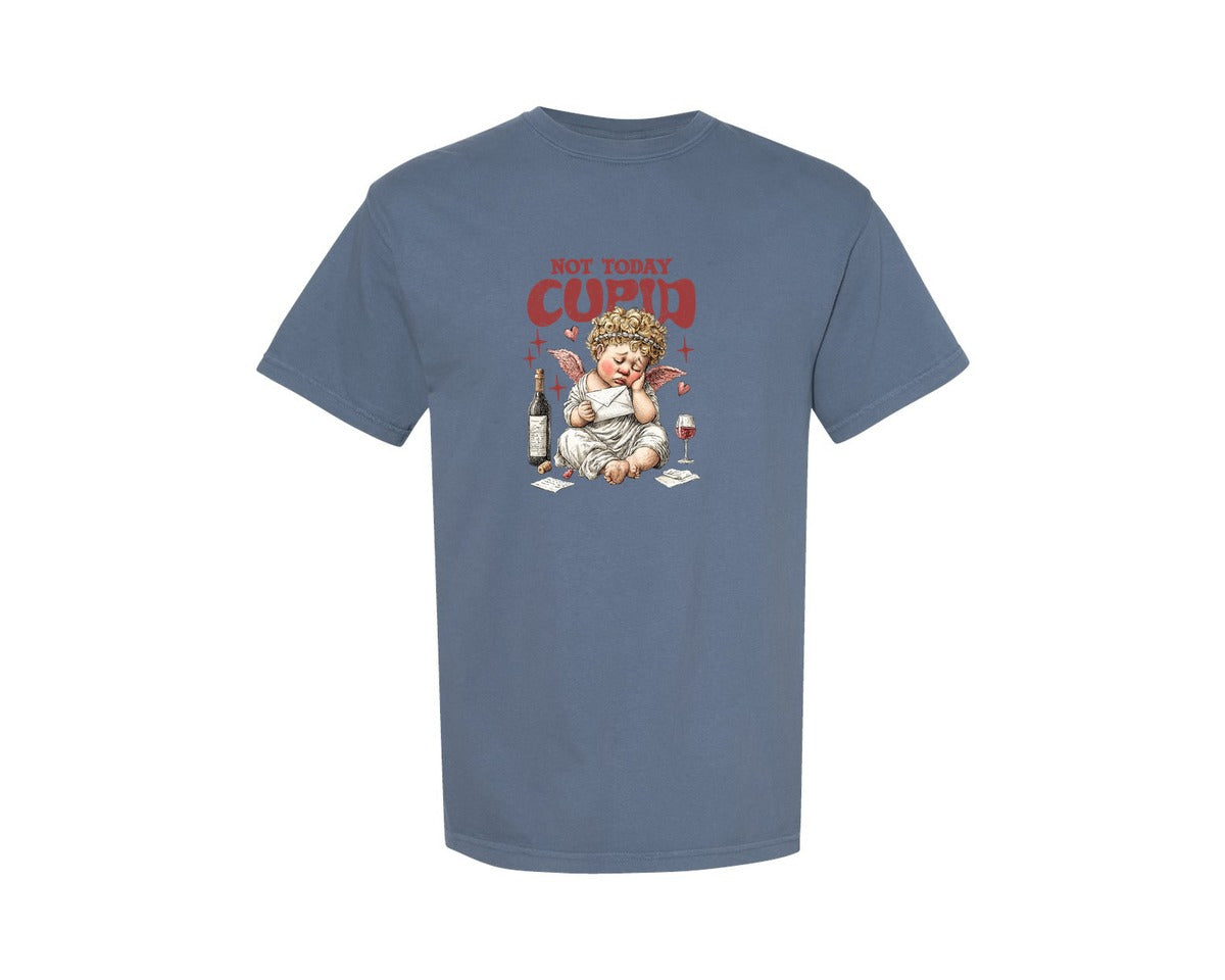 brand:Comfort Colors|color:Blue Jean|Funny Valentines Day Graphic T-Shirt