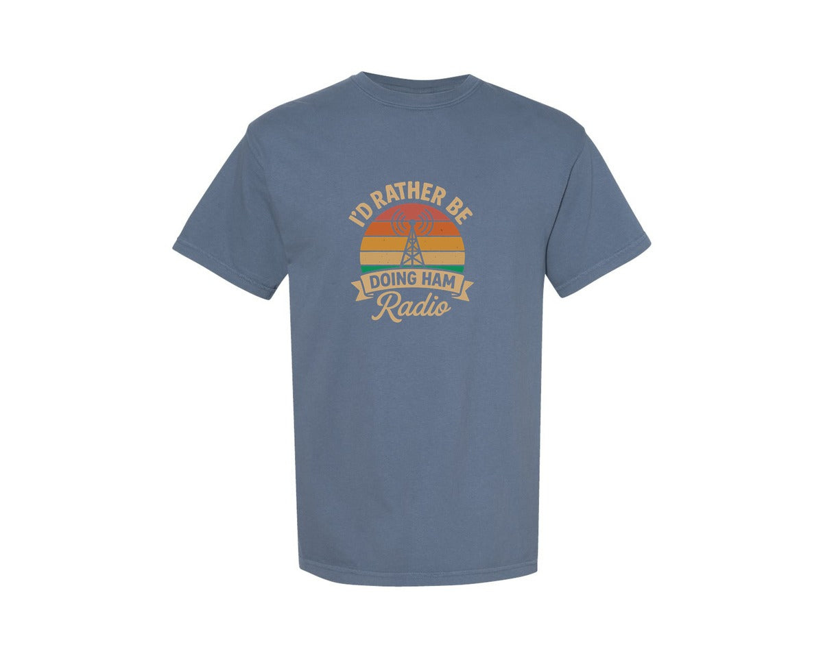 brand:Comfort Colors|color:Blue Jean|Ham Radio Operator Tshirt 2 Graphic T-Shirt