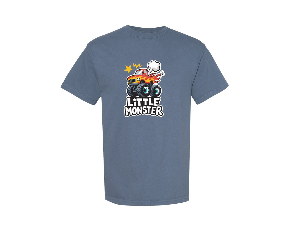 brand:Comfort Colors|color:Blue Jean|E2Ad90F09F9A97Monster Truck Cartoon Kids T Shirte2Ad90F09F9A97 5 Graphic T-Shirt