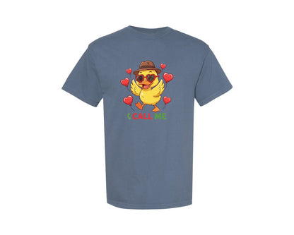 brand:Comfort Colors|color:Blue Jean|Valentines Duck Hunting 2 Graphic T-Shirt