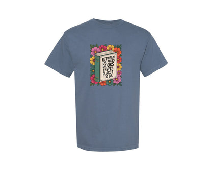brand:Comfort Colors|color:Blue Jean|Reading Graphic T-Shirt
