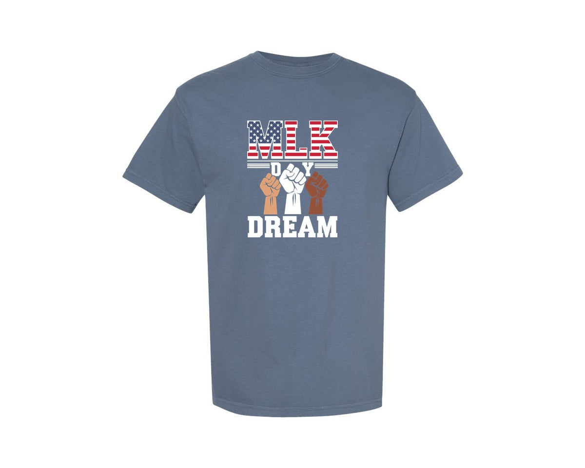 brand:Comfort Colors|color:Blue Jean|Martin Luther King T Shirt Design 146 Graphic T-Shirt