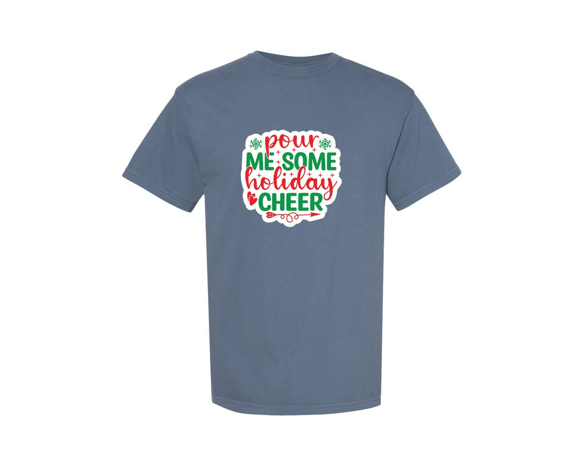 brand:Comfort Colors|color:Blue Jean|Christmas Stickers Vol 51 Graphic T-Shirt