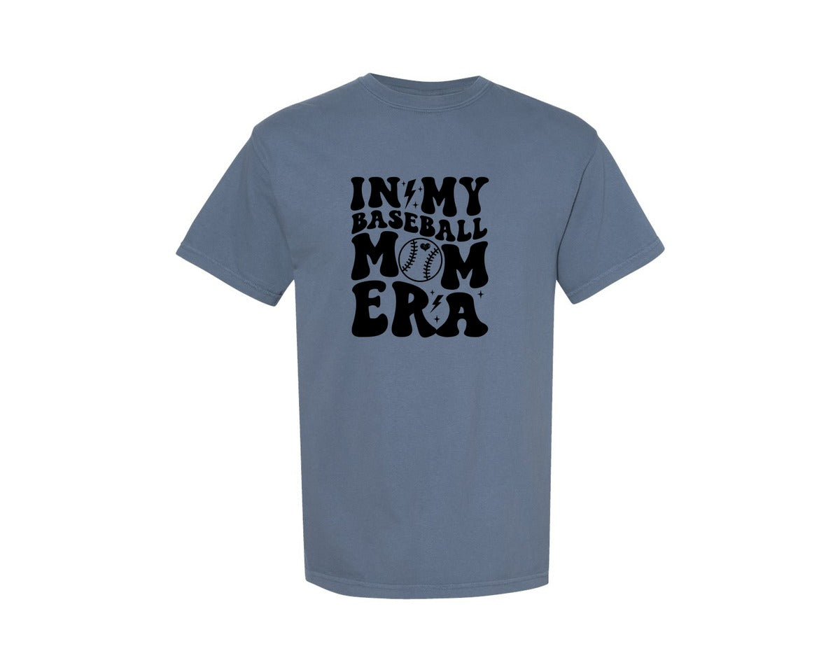 brand:Comfort Colors|color:Blue Jean|Retro Sports Mom In My Mom Era Graphic T-Shirt
