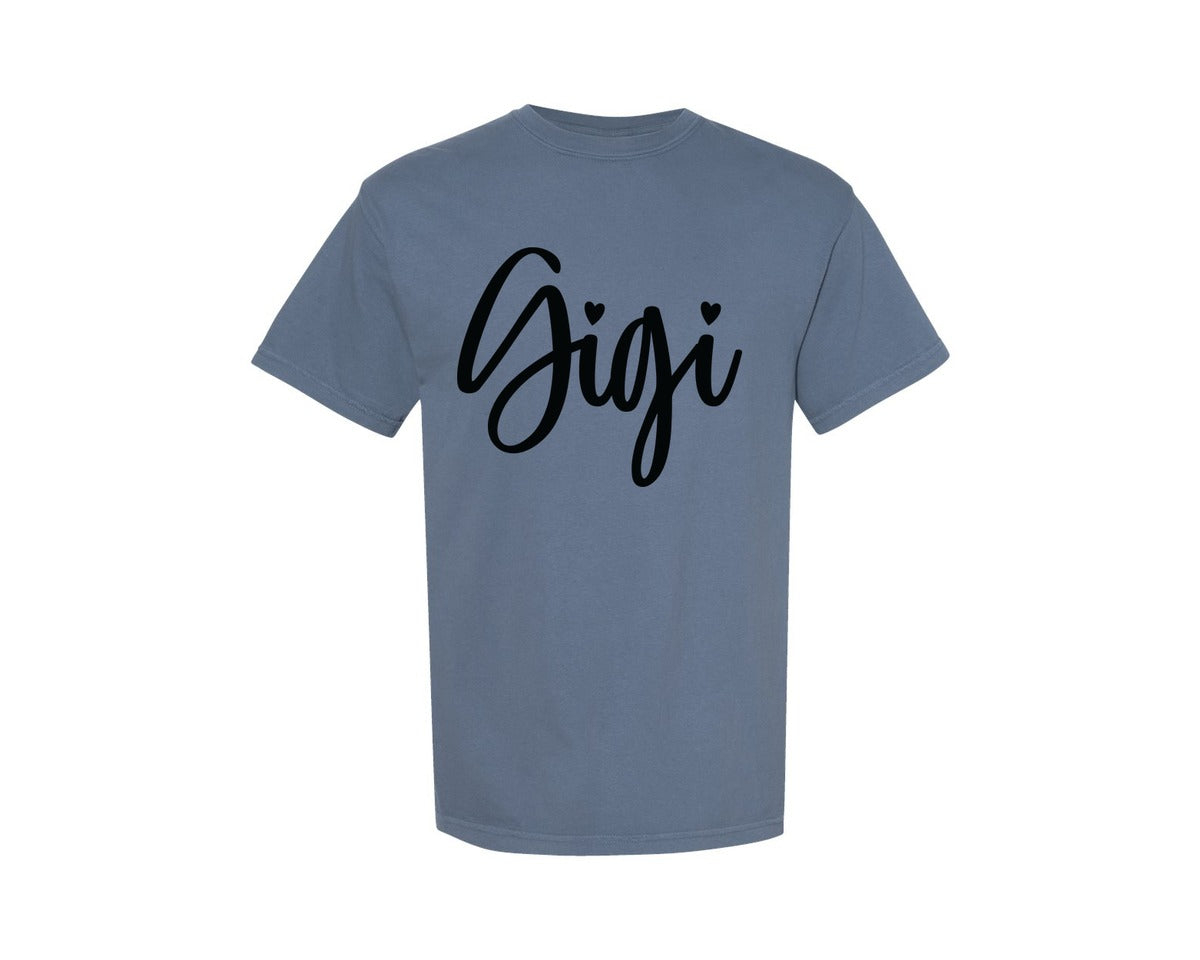 brand:Comfort Colors|color:Blue Jean|Gigi Mimi Gigi Graphic T-Shirt