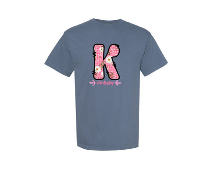 brand:Comfort Colors|color:Blue Jean|Kentucky Ky Spring Graphic T-Shirt