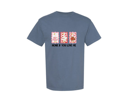 brand:Comfort Colors|color:Blue Jean|Valentines Day Funny Valentine 2 Graphic T-Shirt