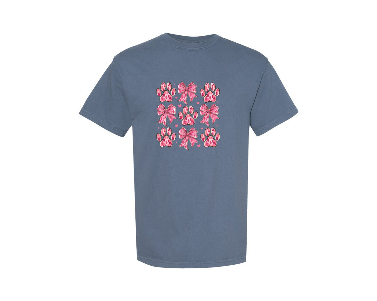 brand:Comfort Colors|color:Blue Jean|Dog Valentine Dog Mom 4 Graphic T-Shirt