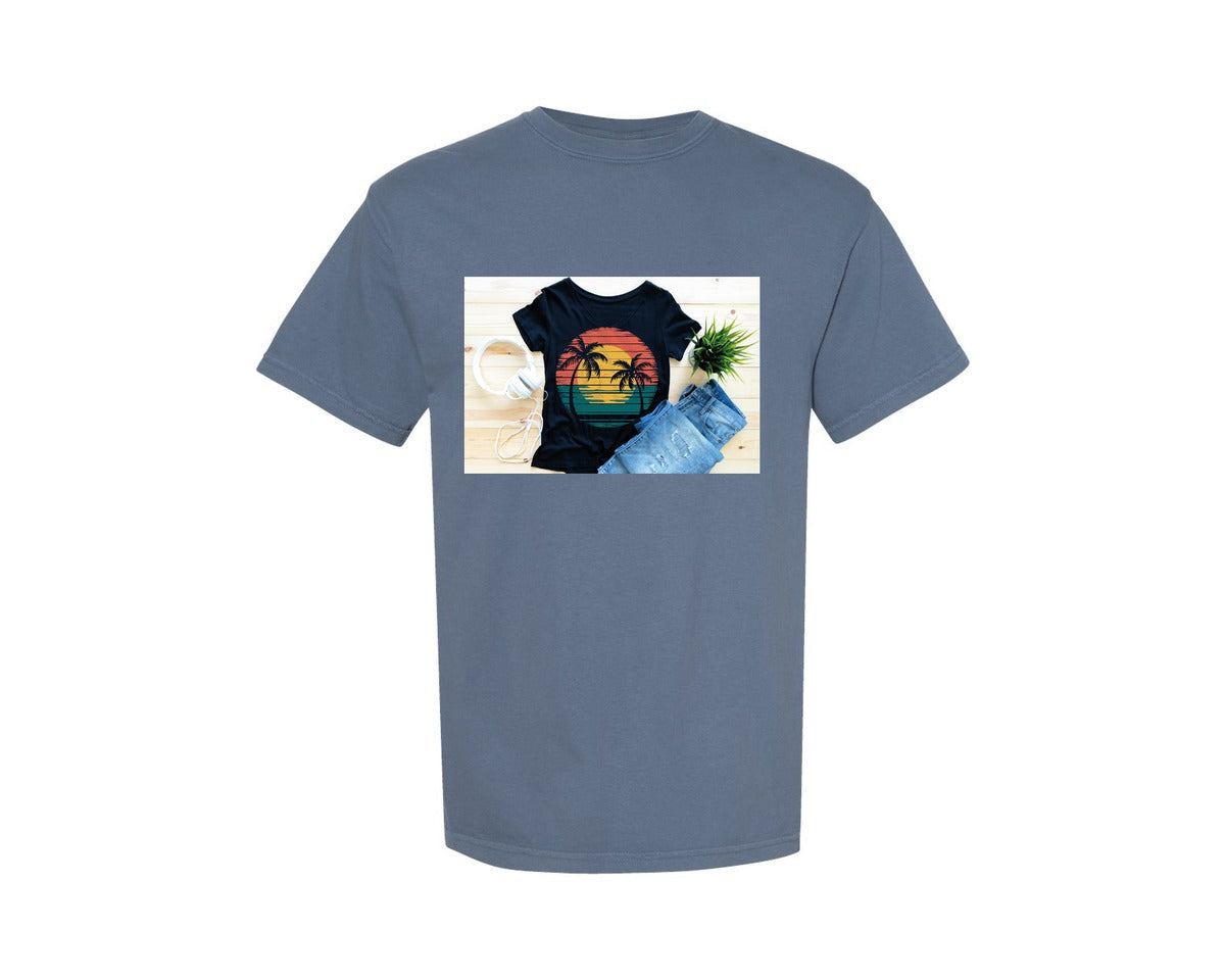 brand:Comfort Colors|color:Blue Jean|Summer T Shirt 34 Graphic T-Shirt