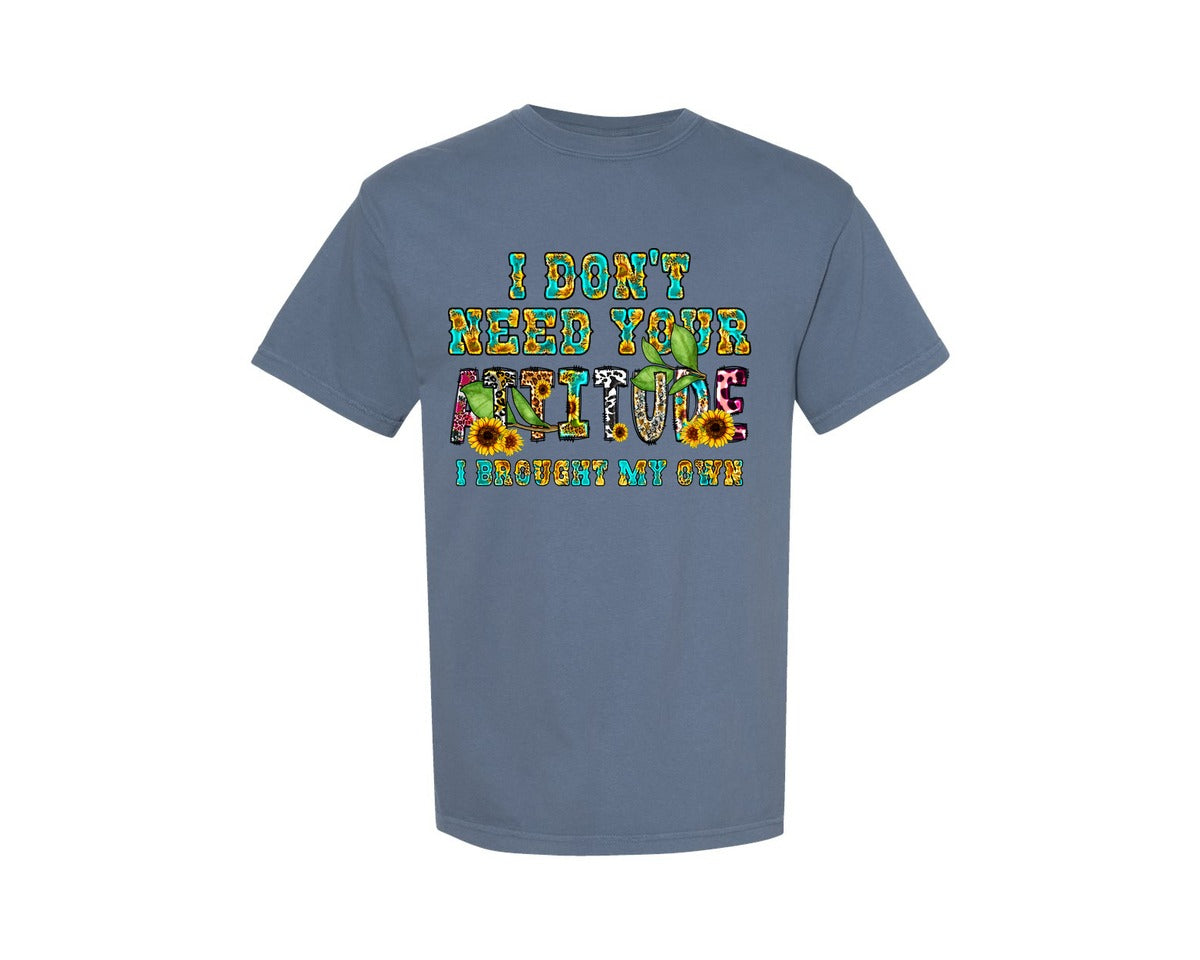 brand:Comfort Colors|color:Blue Jean|Funny Sarcasm Adult Humor Graphic T-Shirt