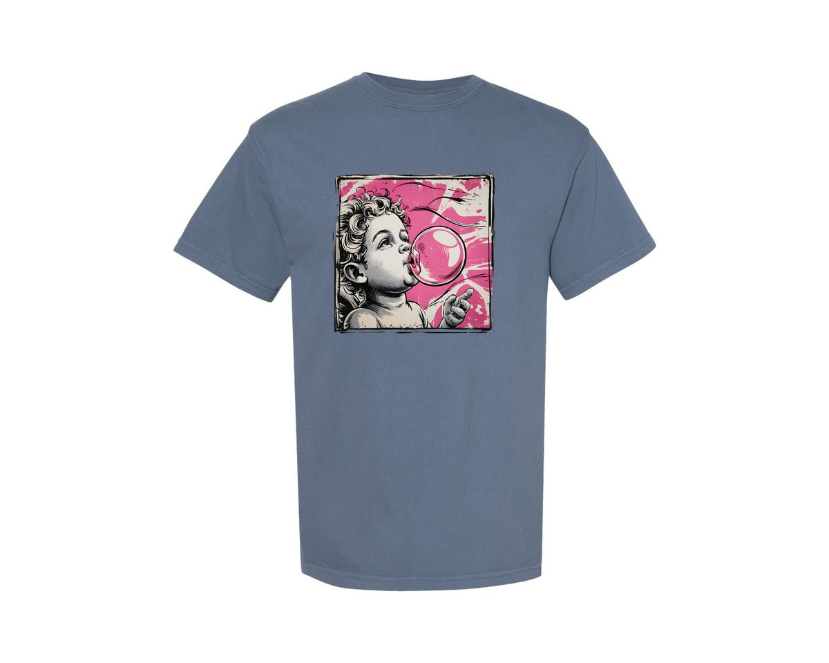 brand:Comfort Colors|color:Blue Jean|Cupid Valentine Xoxo Vday Graphic T-Shirt