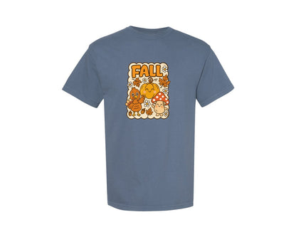 brand:Comfort Colors|color:Blue Jean|Retro Halloween Ghost Graphic T-Shirt