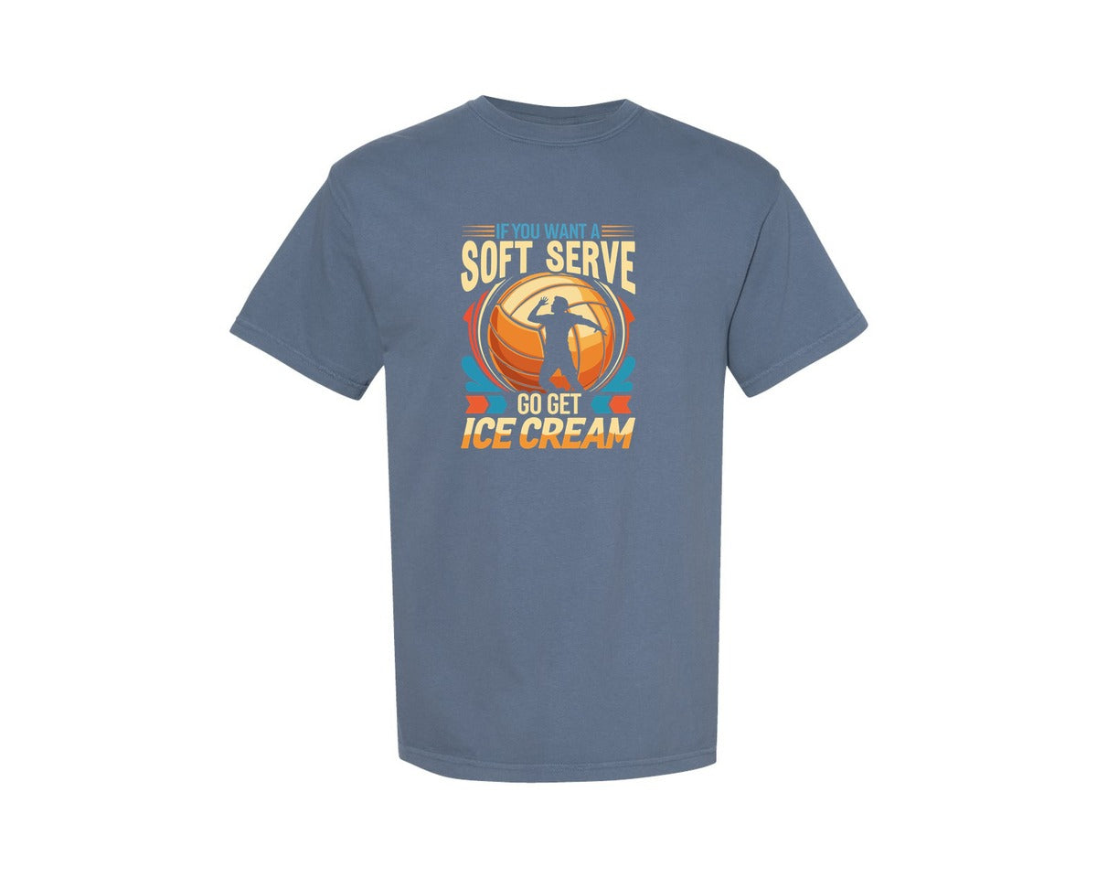 brand:Comfort Colors|color:Blue Jean|Volleyball T Shirt Design 10 Graphic T-Shirt