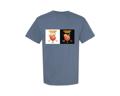 brand:Comfort Colors|color:Blue Jean|Orange Juice Cute Healthy Drink Graphic T-Shirt