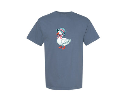 brand:Comfort Colors|color:Blue Jean|Cute Silly Mama Goose Digtial Graphic T-Shirt
