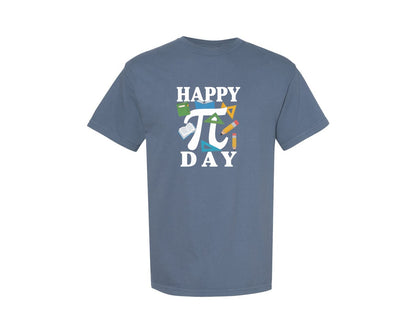 brand:Comfort Colors|color:Blue Jean|Pi Day Classroom Math Teacher Graphic T-Shirt