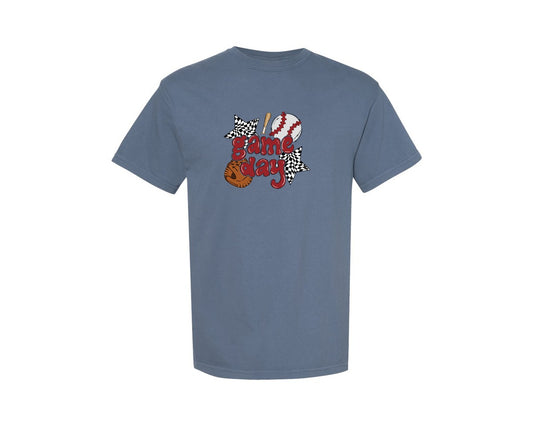 Retro Baseball Game Day 7 Graphic T-Shirt