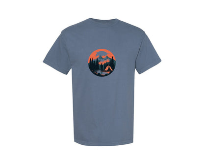 brand:Comfort Colors|color:Blue Jean|Camping T Shirt Vector Design 6 Graphic T-Shirt