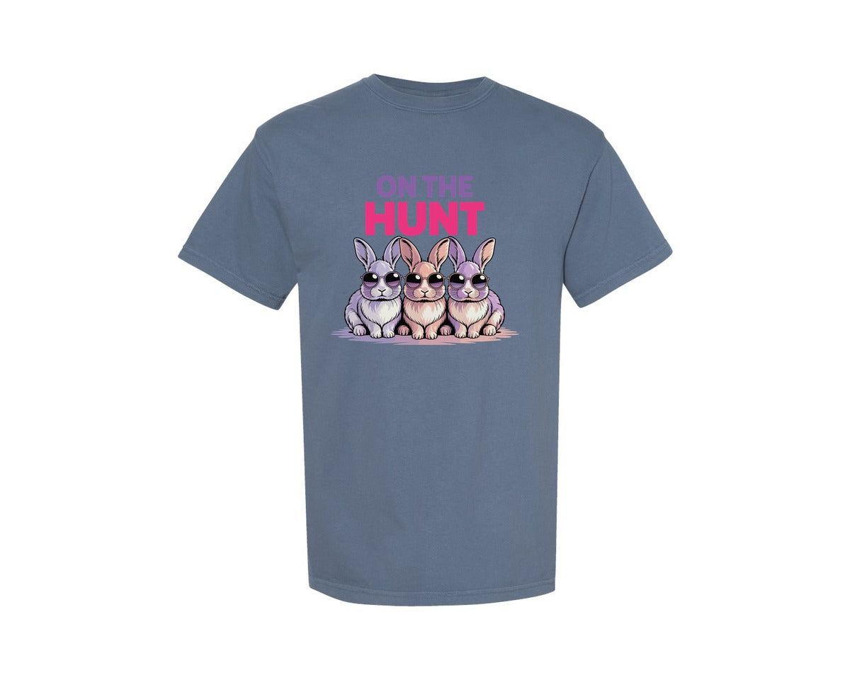 brand:Comfort Colors|color:Blue Jean|On The Hunt 6 Graphic T-Shirt