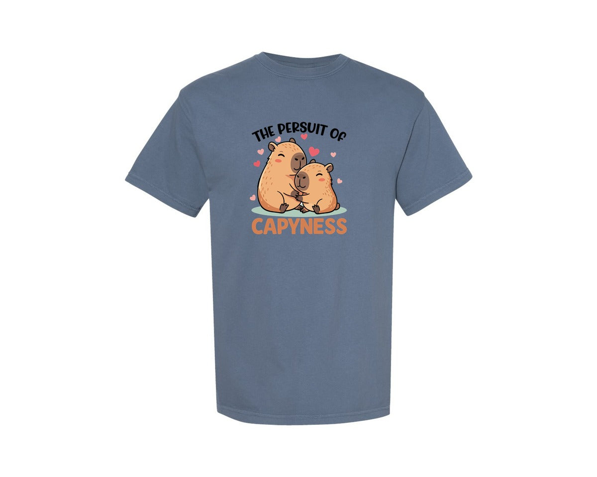 brand:Comfort Colors|color:Blue Jean|Cute Capybara T Shirt Design 3 Graphic T-Shirt