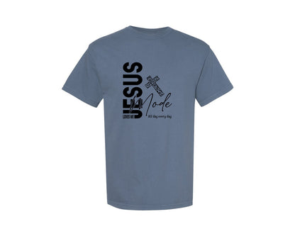 brand:Comfort Colors|color:Blue Jean|Jesus Loves Me Love Like Jesus Graphic T-Shirt