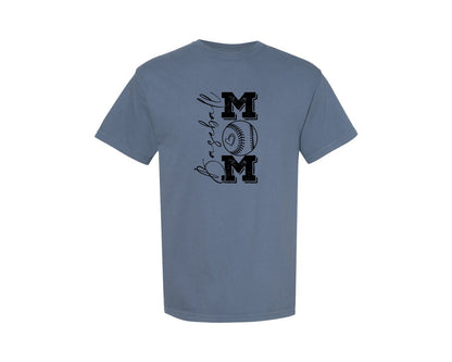 brand:Comfort Colors|color:Blue Jean|Baseball Mama 16 Graphic T-Shirt